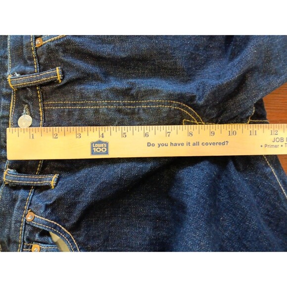 RRL Double RL Japanese Selvedge Jeans 38x32 Rinse Redline Slim Bootcut Buttonfly - Picture 12 of 12
